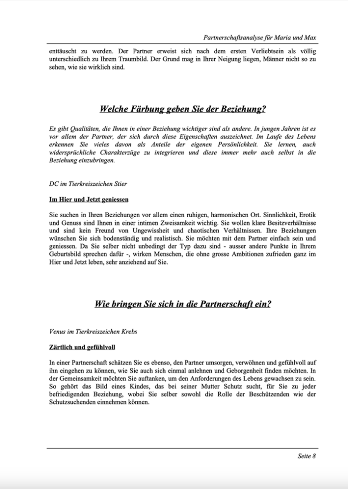 Ihr persönliches Partnerhoroskop - </br>Die Partnerschaftsanalyse als Buch – Bild 7
