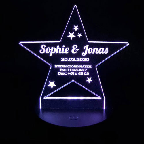 stern-trophaee LED Stern Trophäe